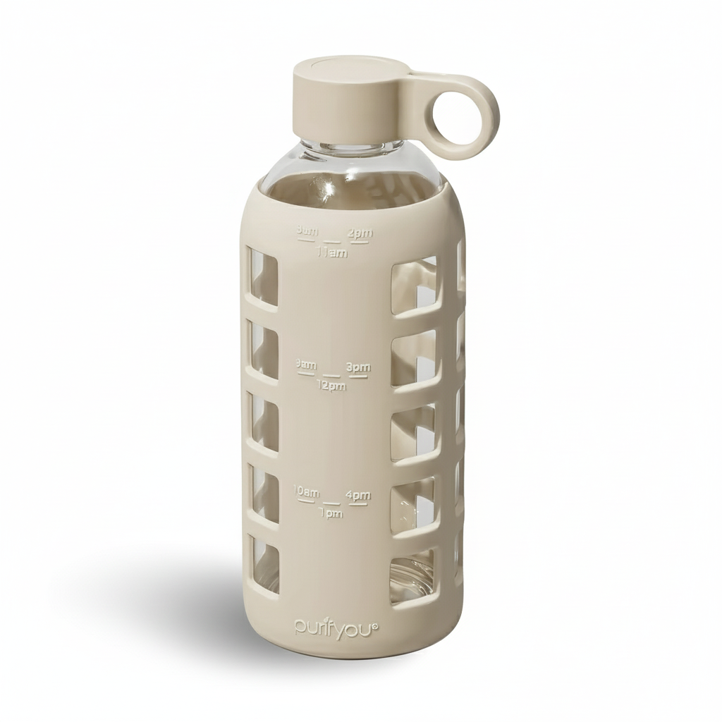 Purifyou Glass Water Bottle
