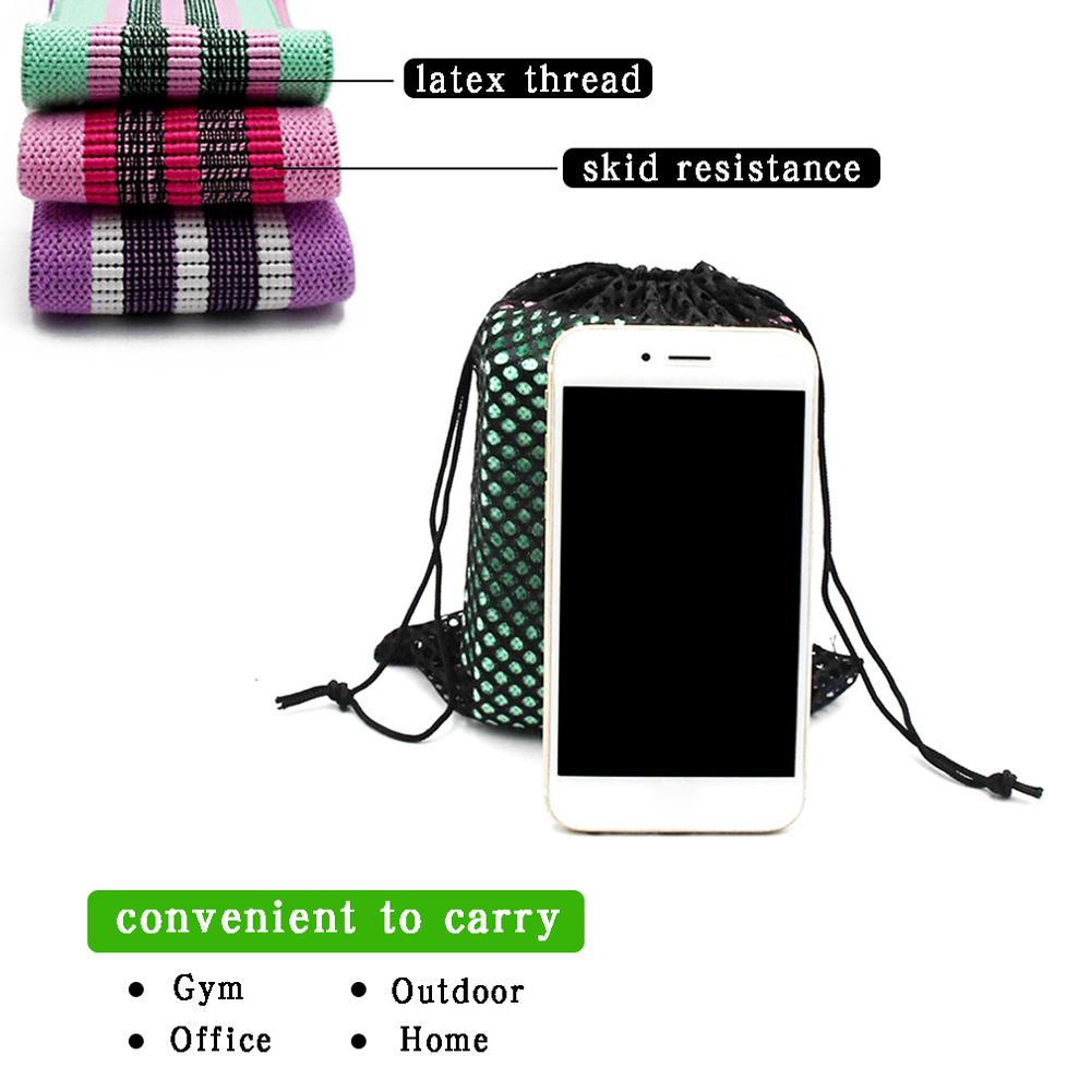 3-Piece Resistance Bands Set for Fitness Training