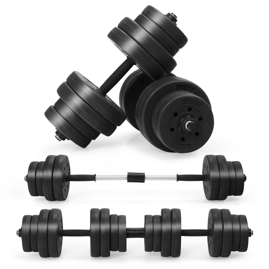 66lb Adjustable Dumbbells with Connector Set