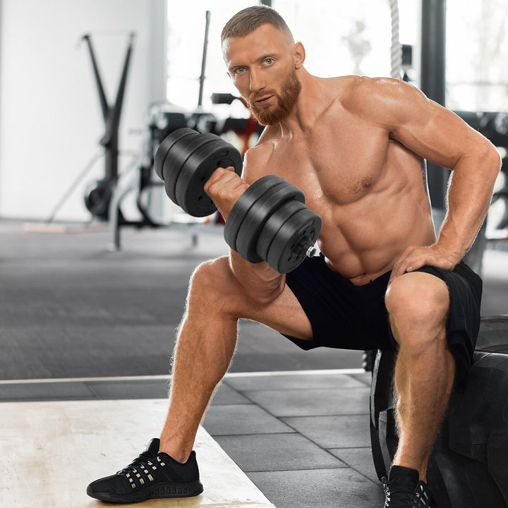 66lb Adjustable Dumbbells with Connector Set