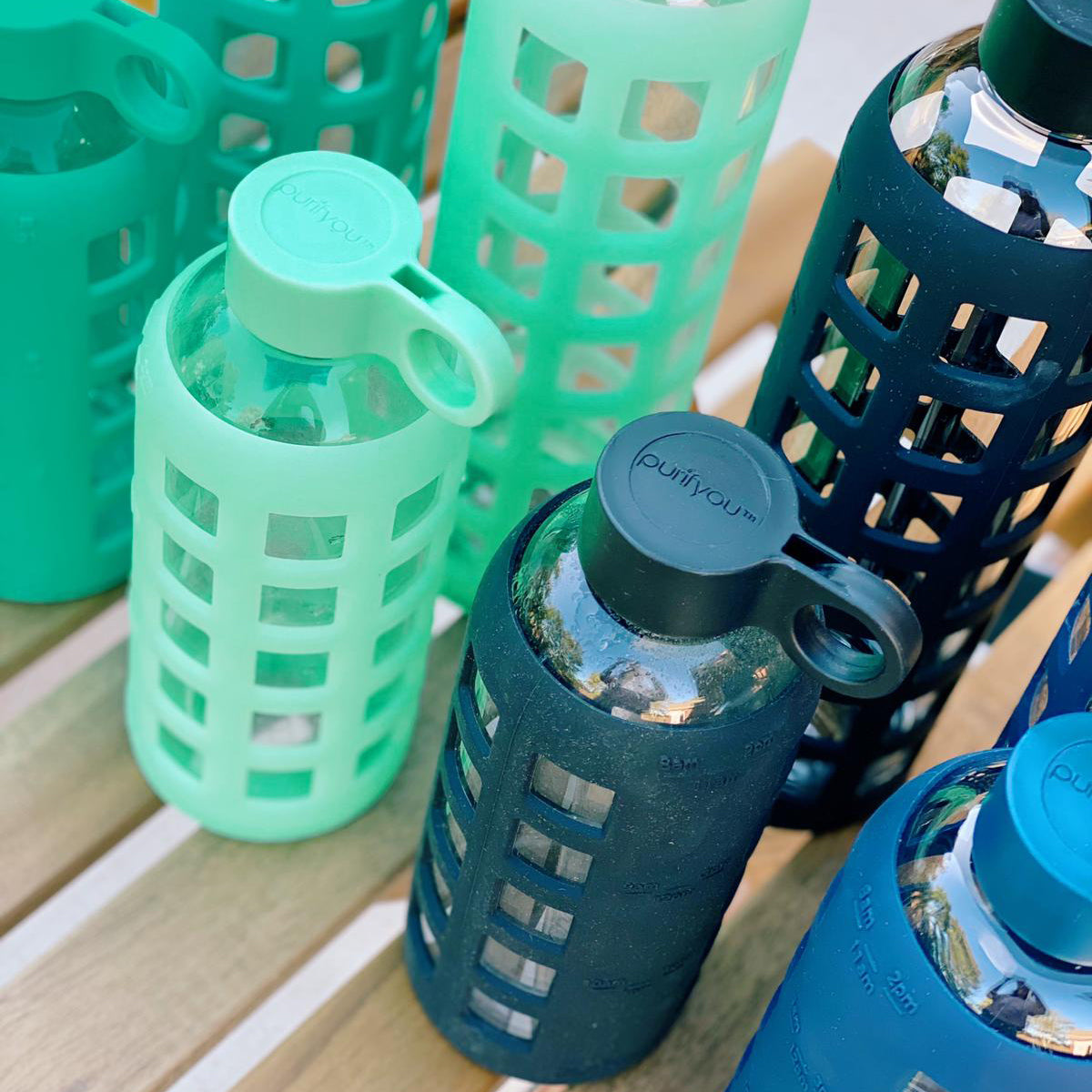 Purifyou Glass Water Bottle