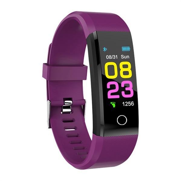 Smart Fitness Watch with Heart Rate & Blood Pressure Monitor