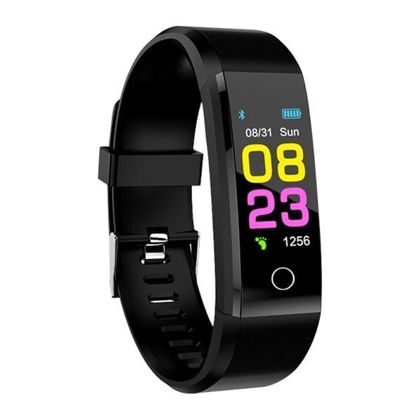 Smart Fitness Watch with Heart Rate & Blood Pressure Monitor