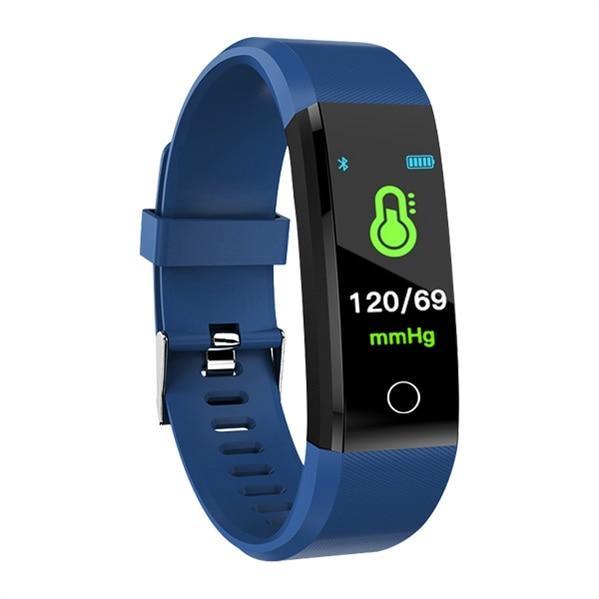 Smart Fitness Watch with Heart Rate & Blood Pressure Monitor