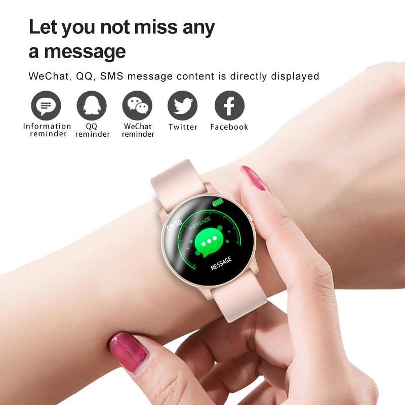 Waterproof Smart Watch for Women with Fitness Tracking