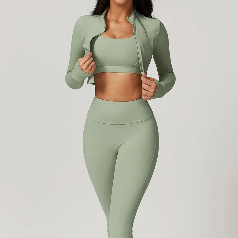 Women’s 3-Piece Activewear Workout Set