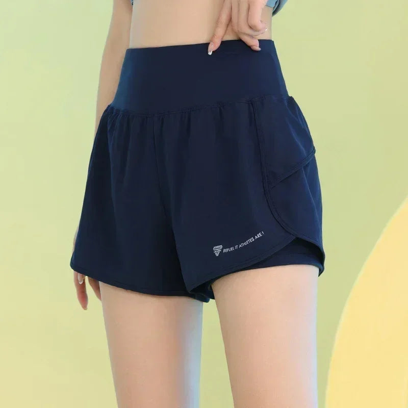 PHIGEER Women’s Yoga Gym Shorts with Pocket
