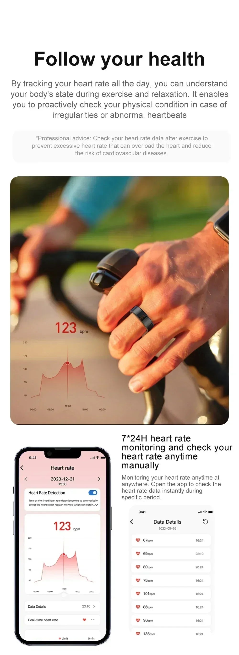 COLMI R02 Smart Ring with Charging Case