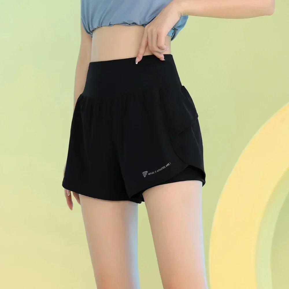 PHIGEER Women’s Yoga Gym Shorts with Pocket