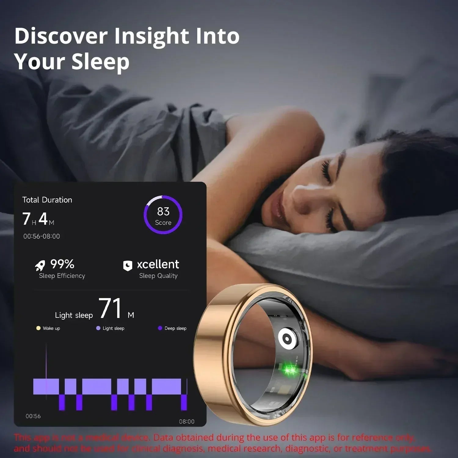 COLMI R02 Smart Ring with Charging Case