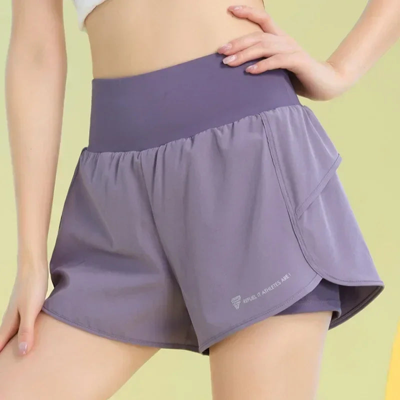 PHIGEER Women’s Yoga Gym Shorts with Pocket