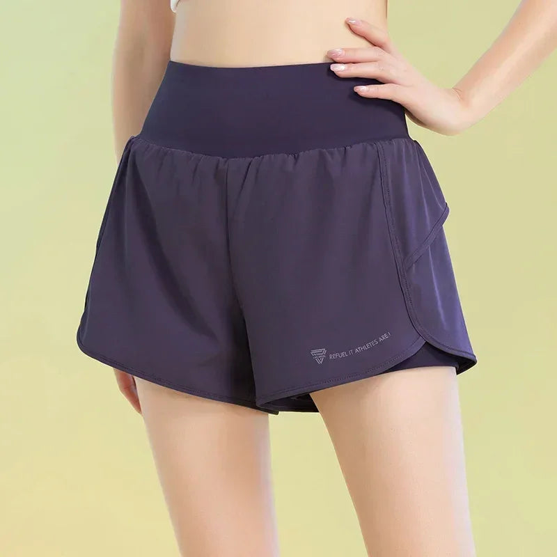 PHIGEER Women’s Yoga Gym Shorts with Pocket