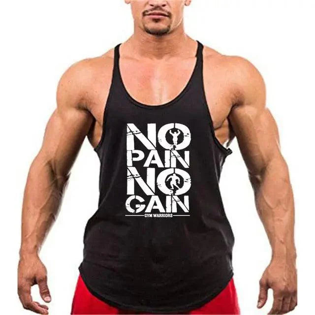 Men’s Cotton Bodybuilding Stringer Tank Top