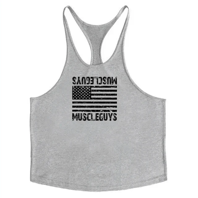 Men’s Cotton Bodybuilding Stringer Tank Top