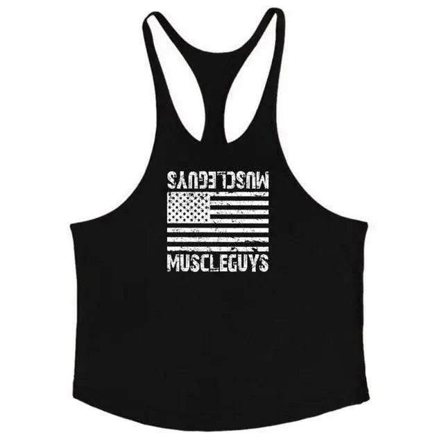Men’s Cotton Bodybuilding Stringer Tank Top