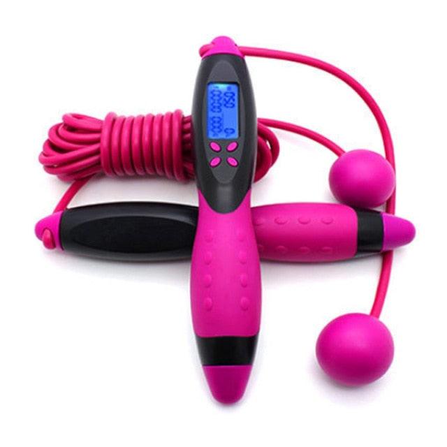 Jump Ropes With Electronic Counting Skip Rope Outdoor Lose Weight Fitness Equipment Cordless Rope Digital Weight Calories Time Setting Skipping Rope Indoor And Outdoor Exercise Adjustable Ropeless Skipping Rope Workout For Men