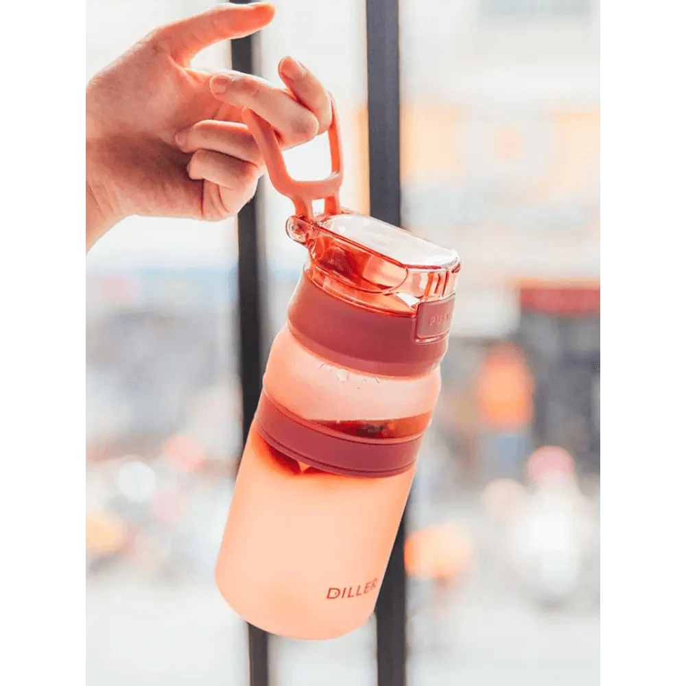 Portable Tritan Straw Sports Water Bottle