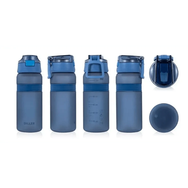 Portable Tritan Straw Sports Water Bottle