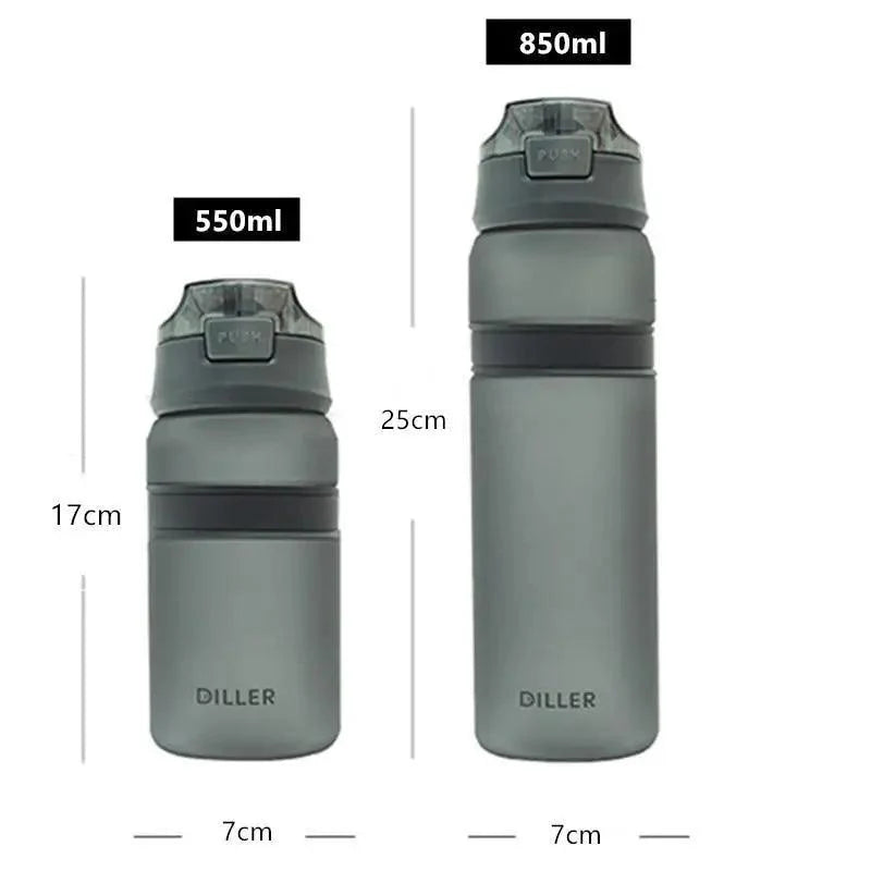 Portable Tritan Straw Sports Water Bottle