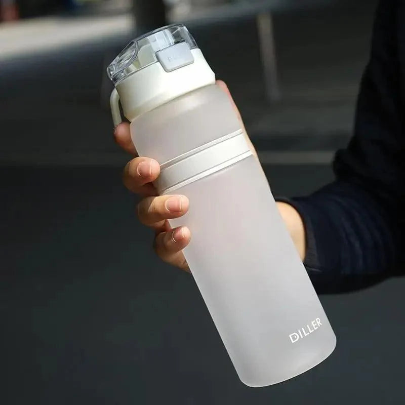 Portable Tritan Straw Sports Water Bottle