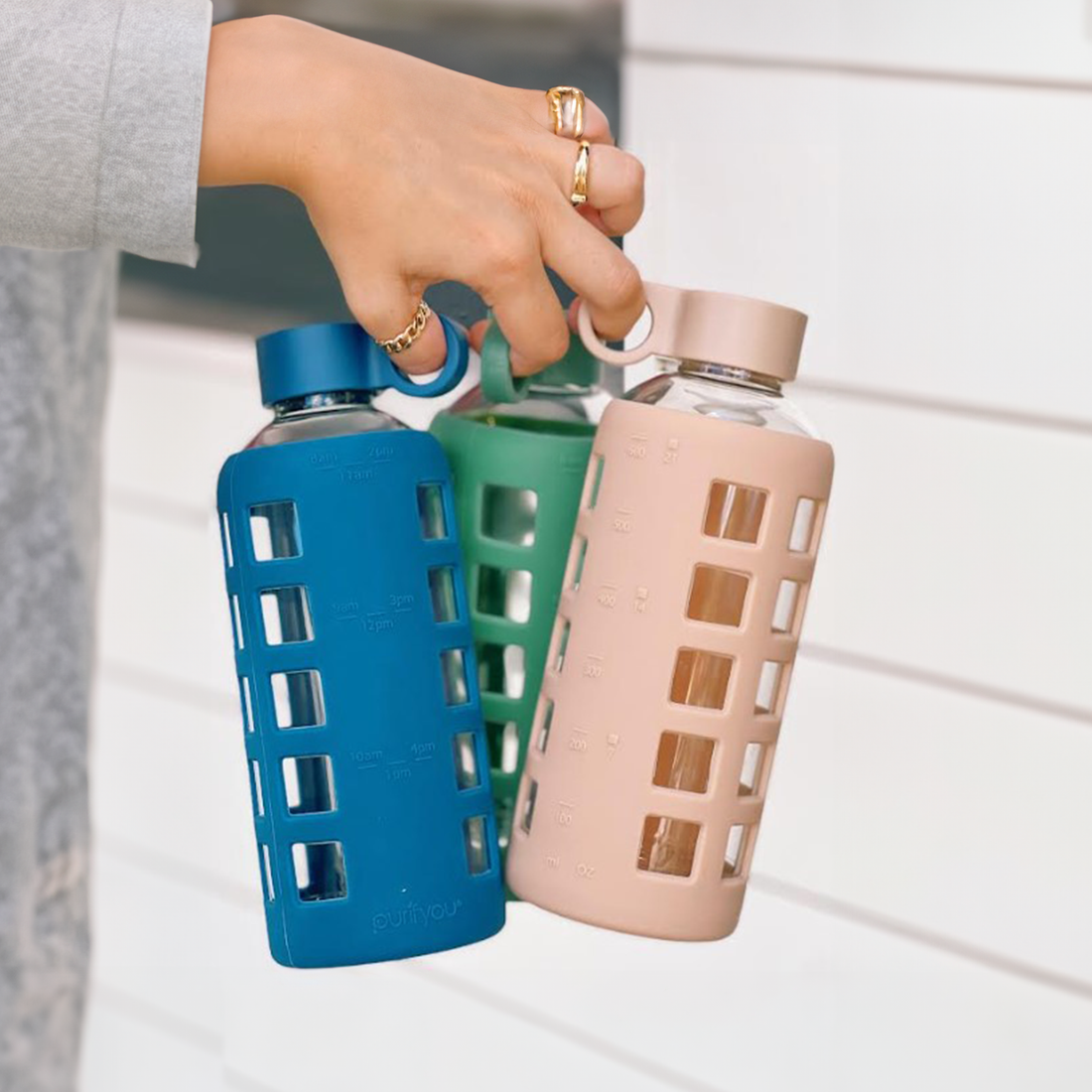 Purifyou Glass Water Bottle
